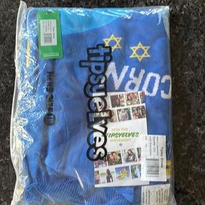 Tipsy Elves hanukah “Jewnicorn” blue sweater xxl- new with tags